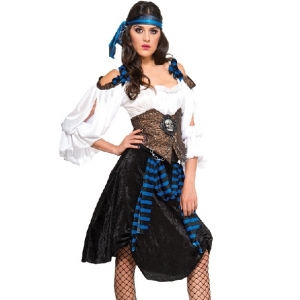Rum Runner Lady Pirate Costume - Womens Halloween Costumes